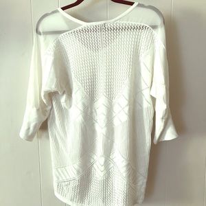 Limited White Sweater Blouse Medium